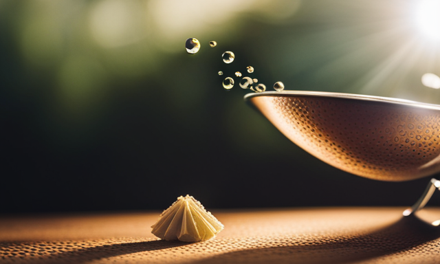 An image capturing the essence of yerba mate's acidity: a vibrant, close-up shot of a sliced lemon, releasing zesty droplets onto a steaming cup of yerba mate, showcasing the perfect balance between tanginess and earthiness