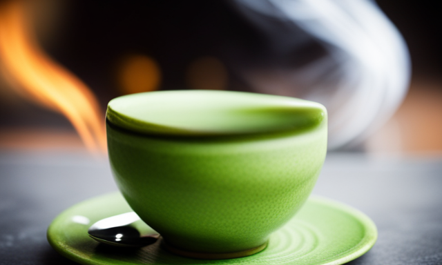 An image showcasing a vibrant, freshly brewed cup of yerba mate, brimming with invigorating green hues