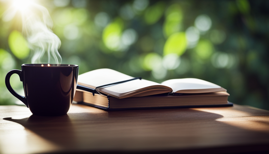 An image showcasing a serene, sunlit corner of a cozy room