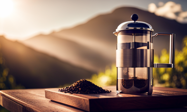 An image showcasing the step-by-step process of making Yerba Mate with a French Press