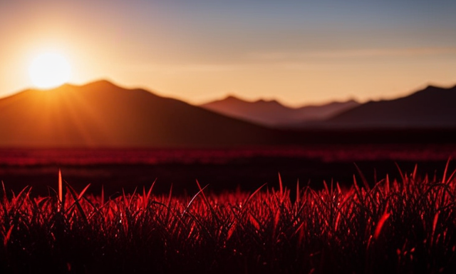An image showcasing the exotic landscape where Rooibos flourishes