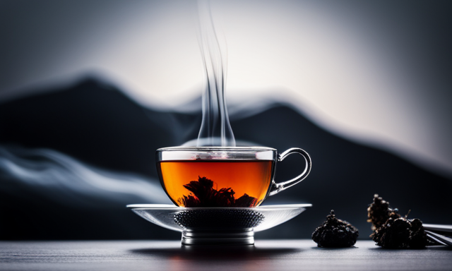 An image that showcases the exquisite allure of Black Dragon Oolong Tea