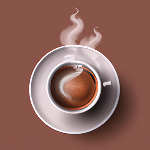 An image showcasing a steaming cup of rich, aromatic chicory coffee
