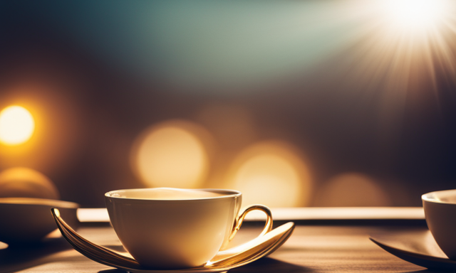 An image showcasing three distinct teacups, each filled with vibrant and visually appealing tea: a rich emerald green, a deep ebony black, and a golden amber oolong