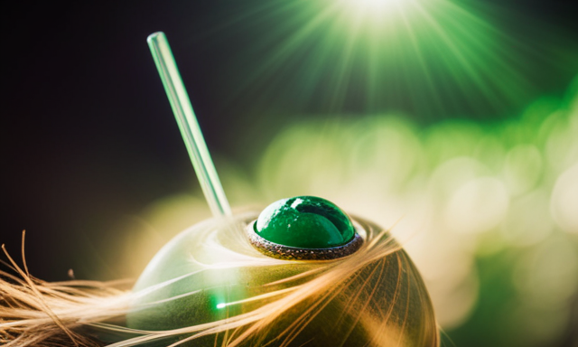 the invigorating essence of yerba mate with a vibrant image depicting a sun-kissed gourd brimming with emerald green liquid, wisps of steam rising from the mate straw, and an aura of rejuvenation in the air