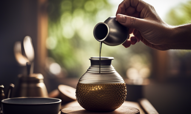 An image showcasing the step-by-step process of preparing Yerba Mate