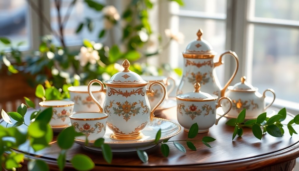 beautifully designed tea sets