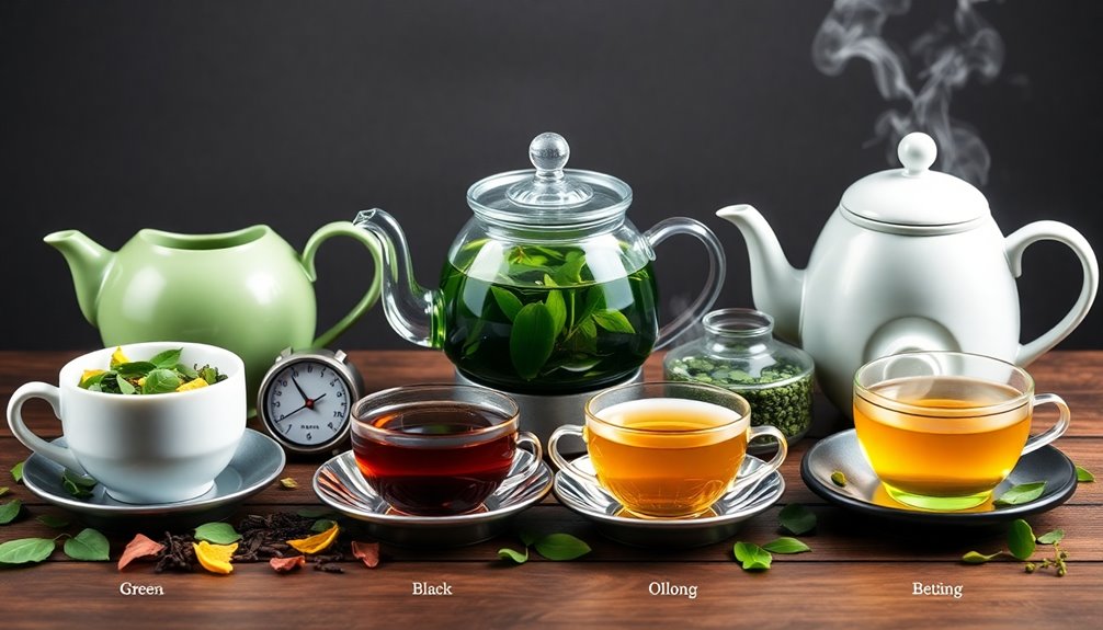 brewing time affected by tea