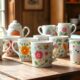 charming collectible tea mugs