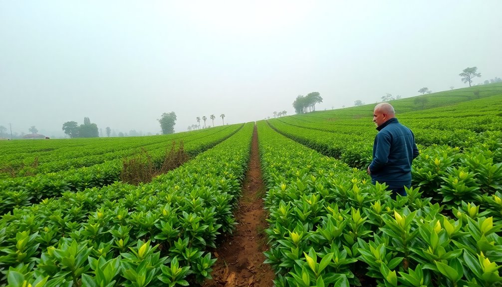 climate change affects tea harvests