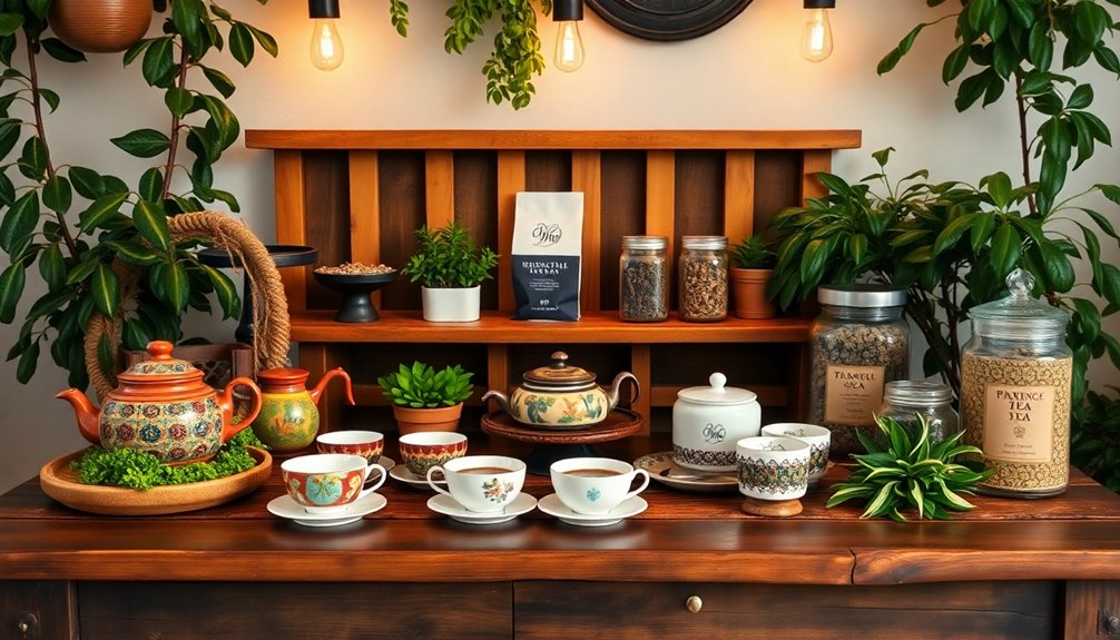 custom tea station design