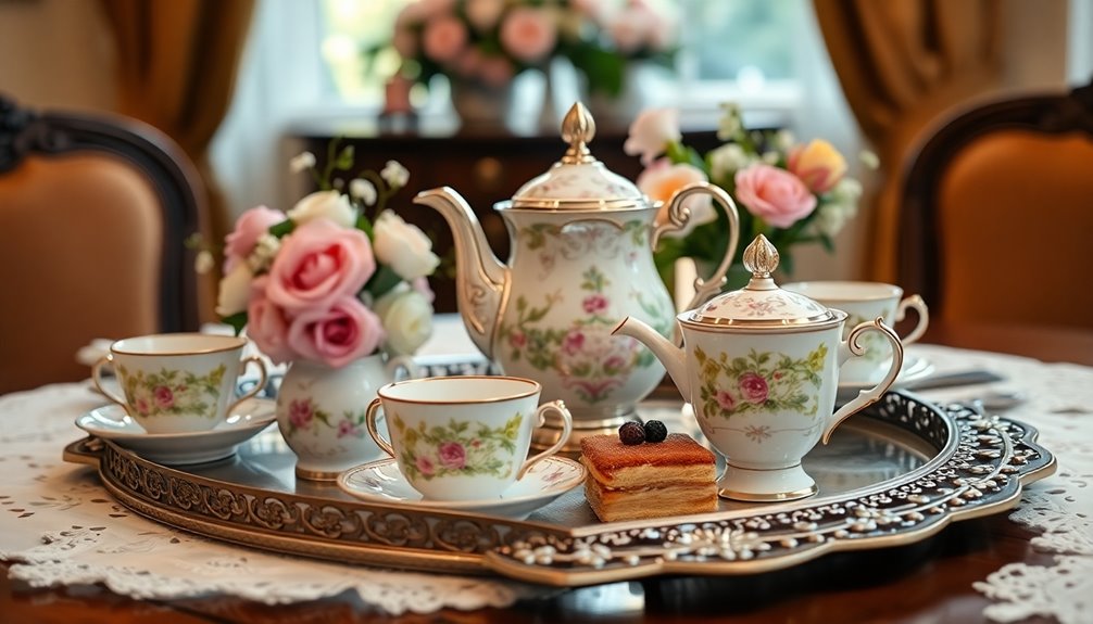 elegant tea sets collection