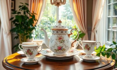 elegant tea sets decor