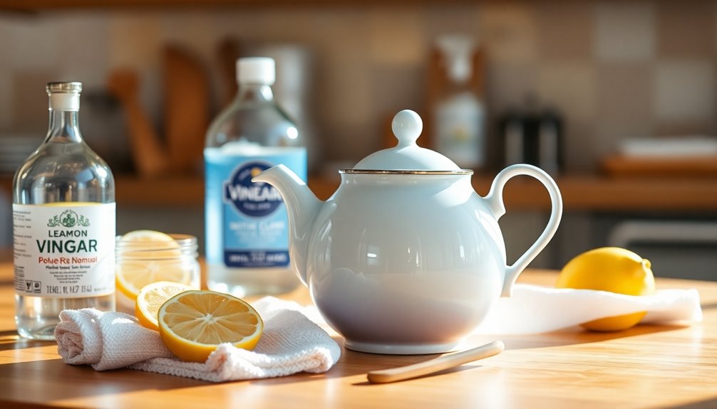 gentle teapot cleaning techniques