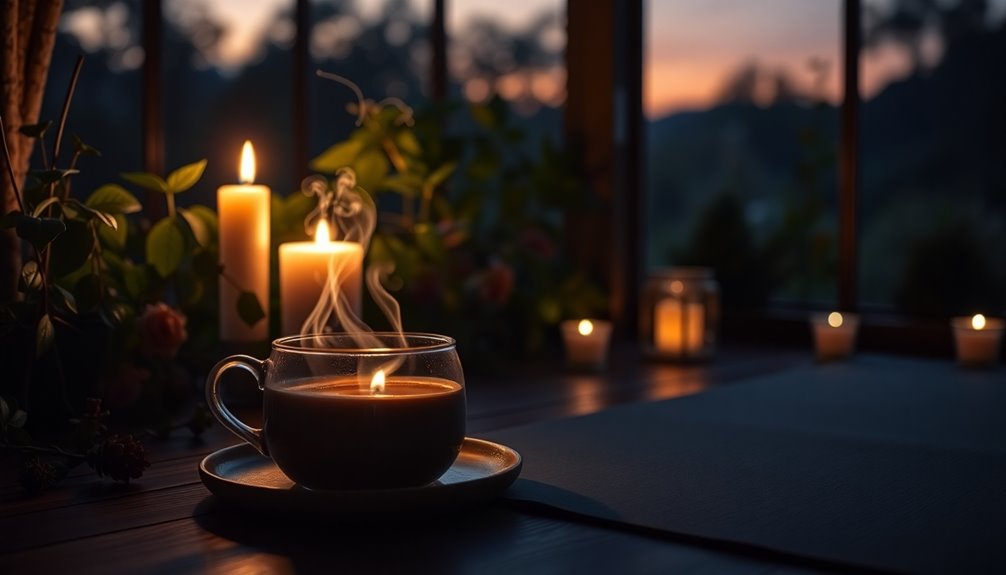 herbal teas enhance evening meditation