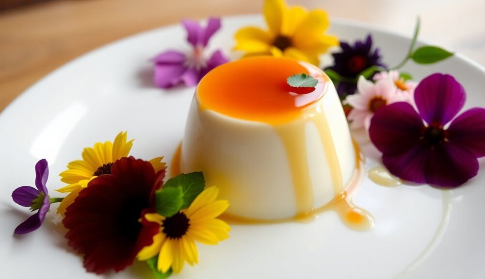 impressive tea panna cotta