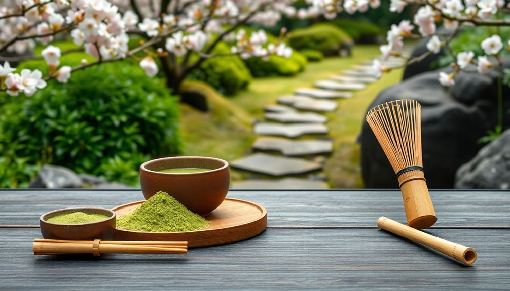 matcha in zen meditation