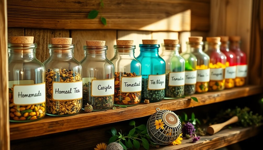 properly store homemade tea