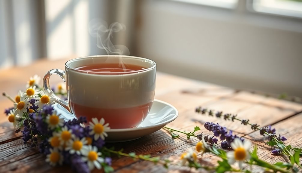 relaxation through tea therapy