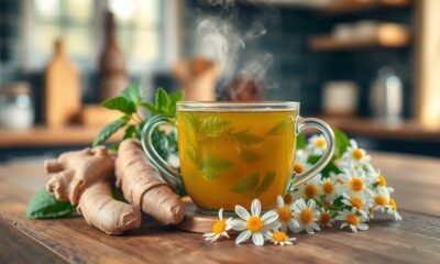 tea alleviates bloating symptoms