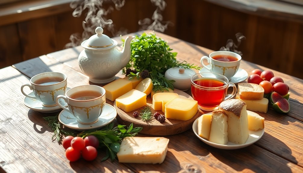 tea and cheese pairing