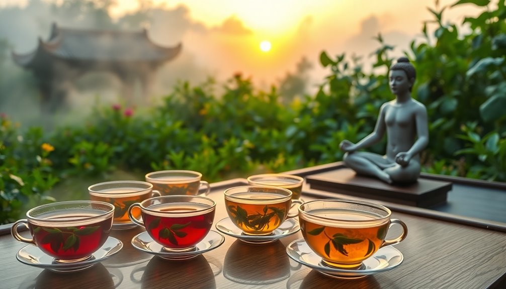 tea flavors enhance meditation success