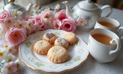 tea infused afternoon tea cookies