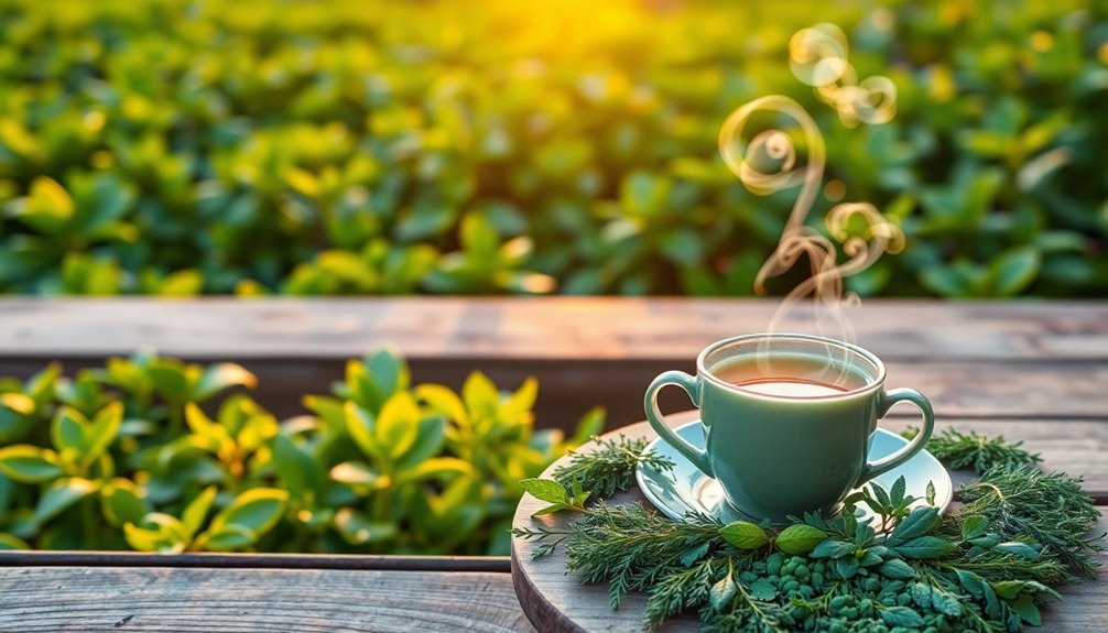 tea lowers heart attack risk