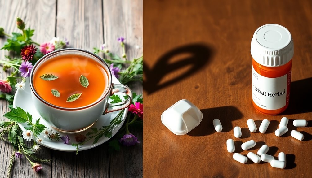 tea or medication for heart