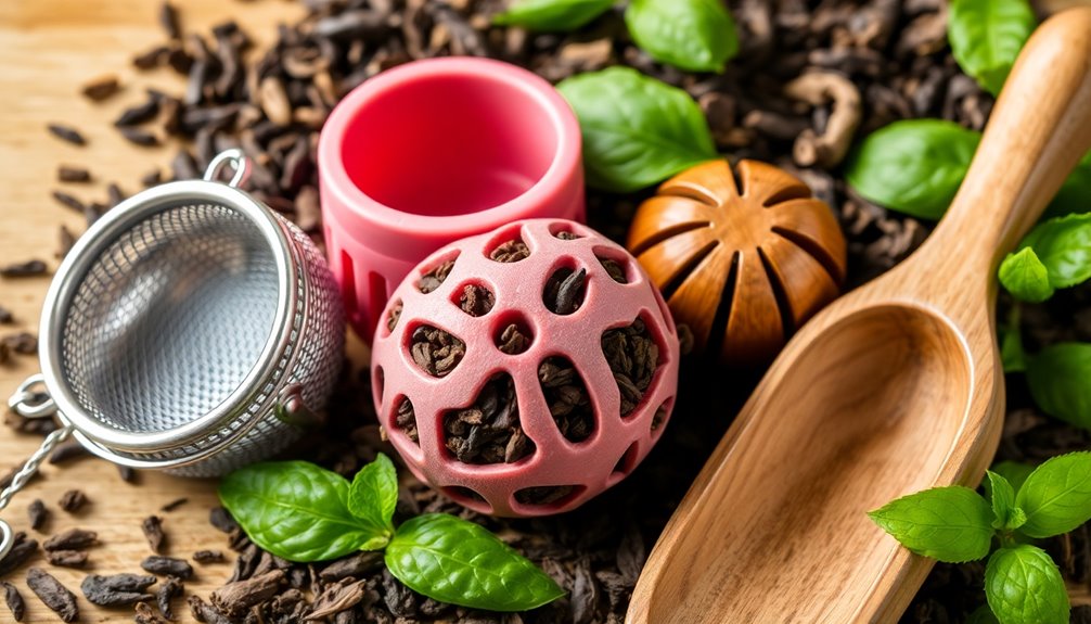 various tea infuser materials