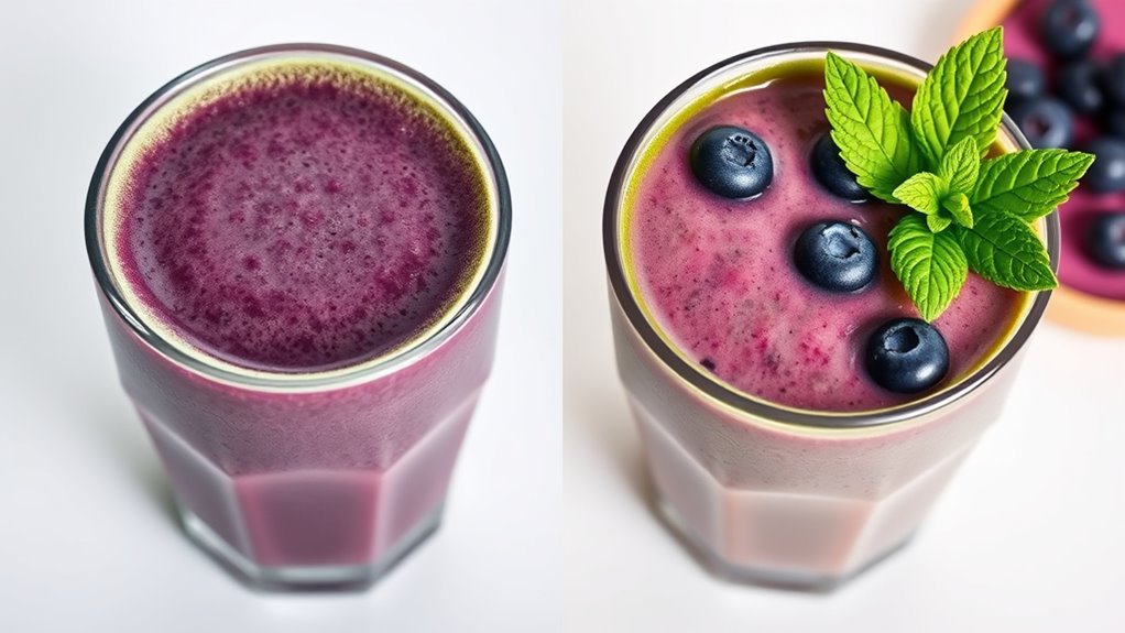 antioxidants matcha blueberries