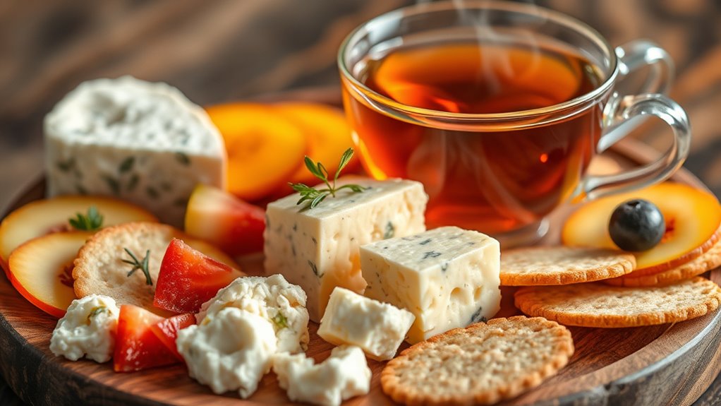 artisan cheese tea pairing