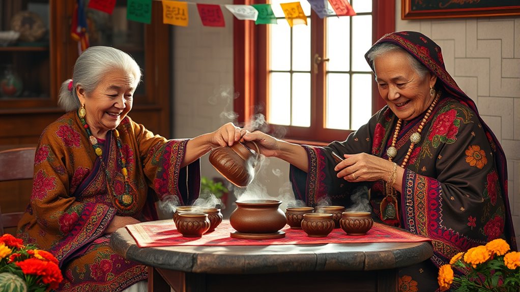 bhutanese tea blessing ritual