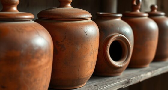 clay jars preserved tea
