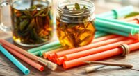 cleaning reusable tea straws