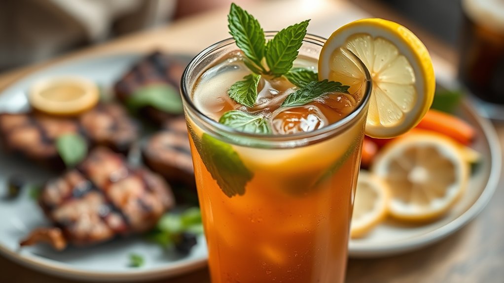 cold brew tea supports digestion