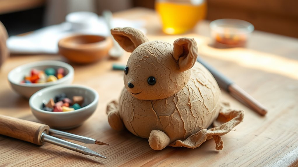 create personalized clay tea pet