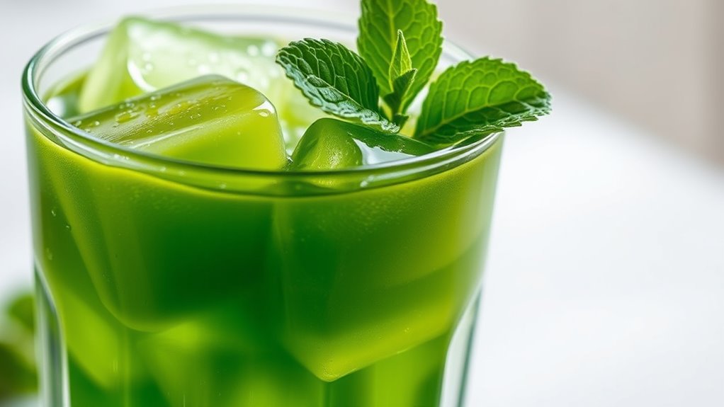 healthy iced matcha recipe