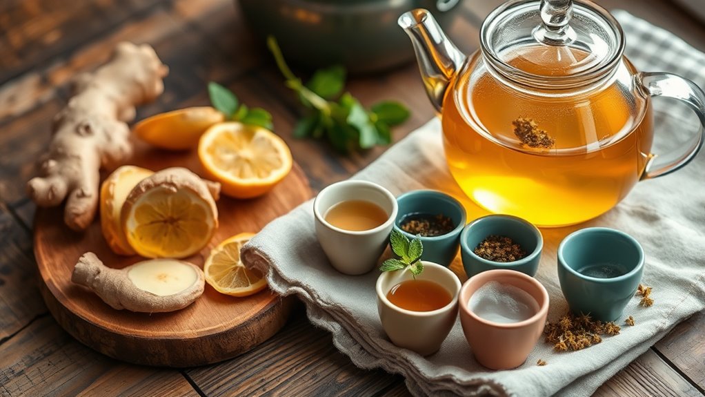 herbal teas soothe digestion