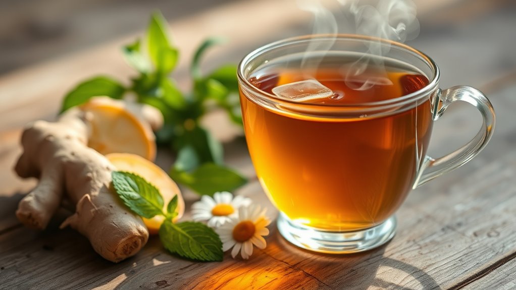 herbal teas soothe digestion