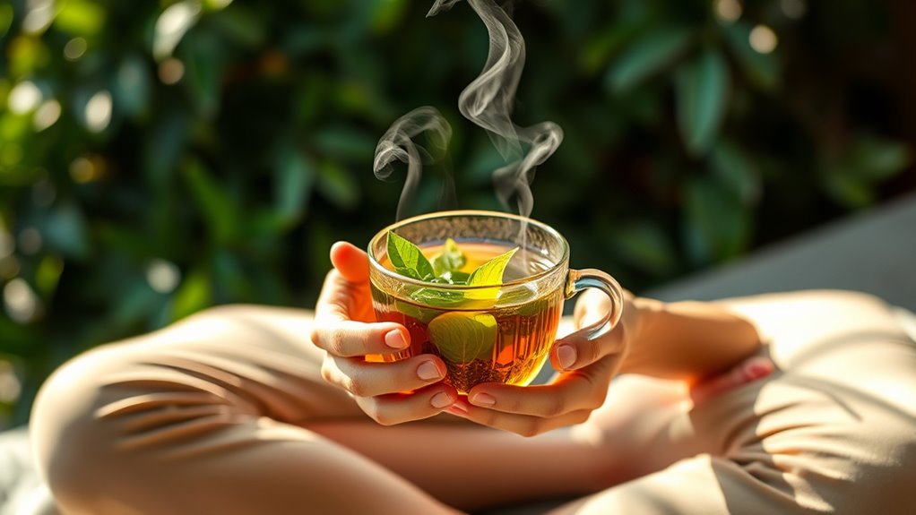 mindful herbal relaxation ritual