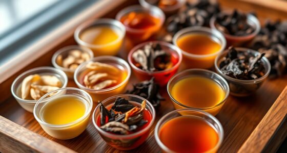 oolong tea oxidation chart