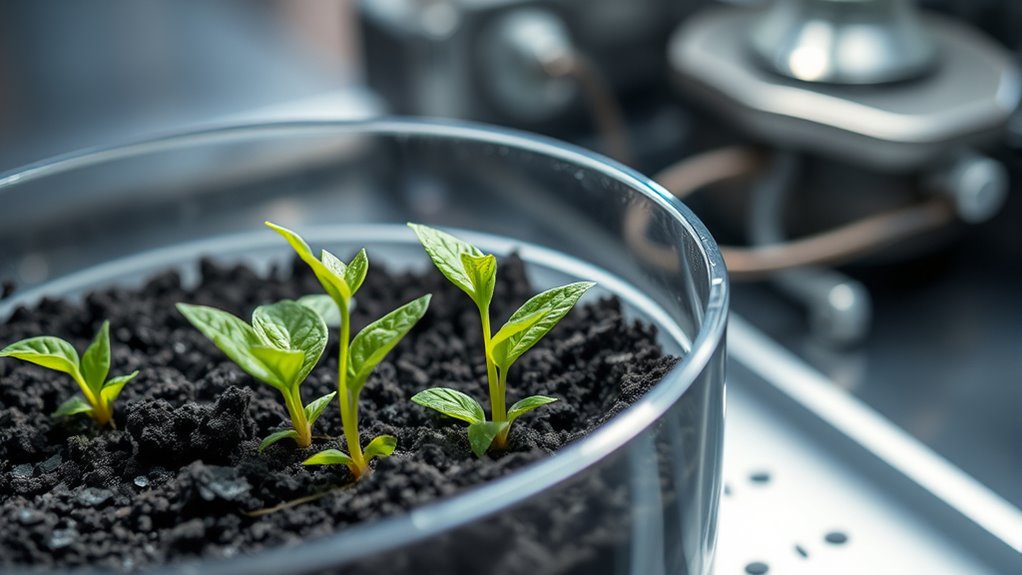 space grown tea plant experiments