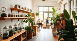 sustainable tea room innovations