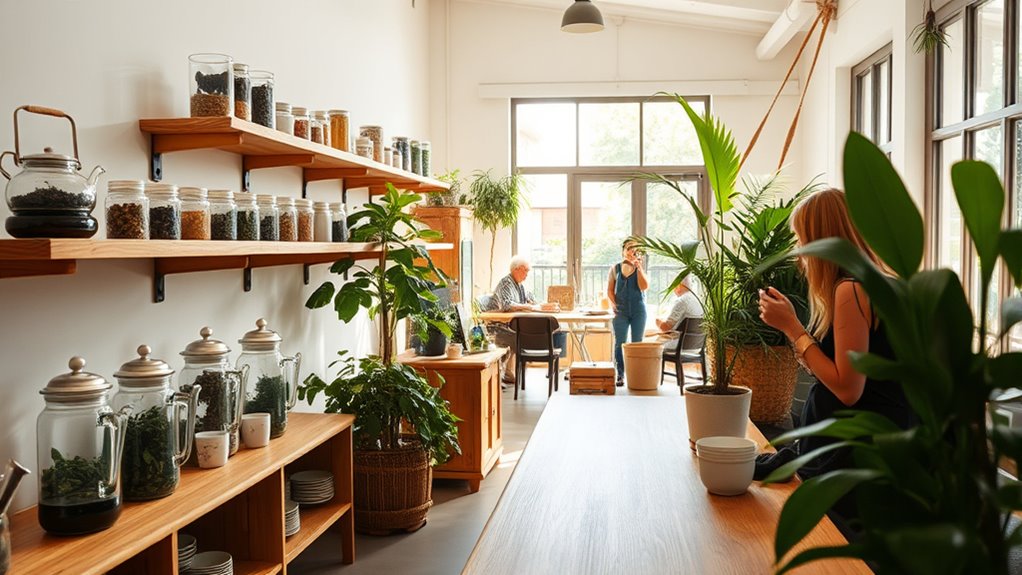 sustainable tea room innovations