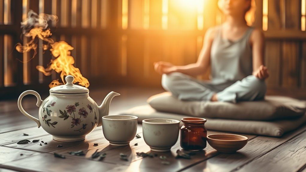 tea and meditation synergy