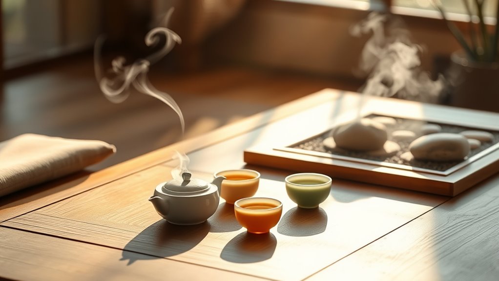 tea enhances meditation focus