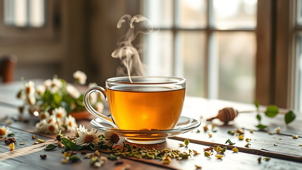tea helps manage stress