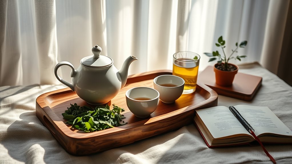 tea meditation for digital fatigue