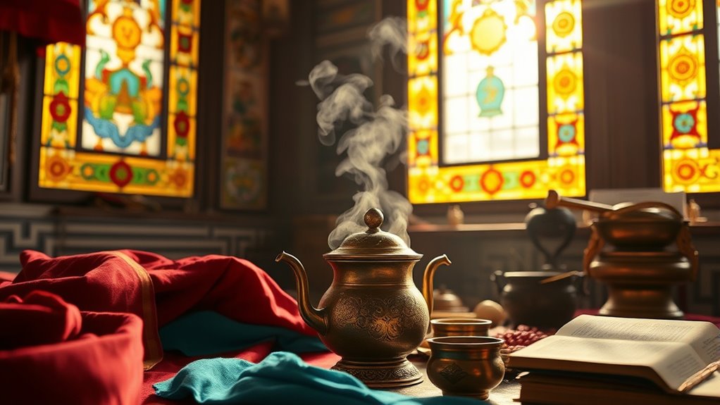 tea s sacred monastery role